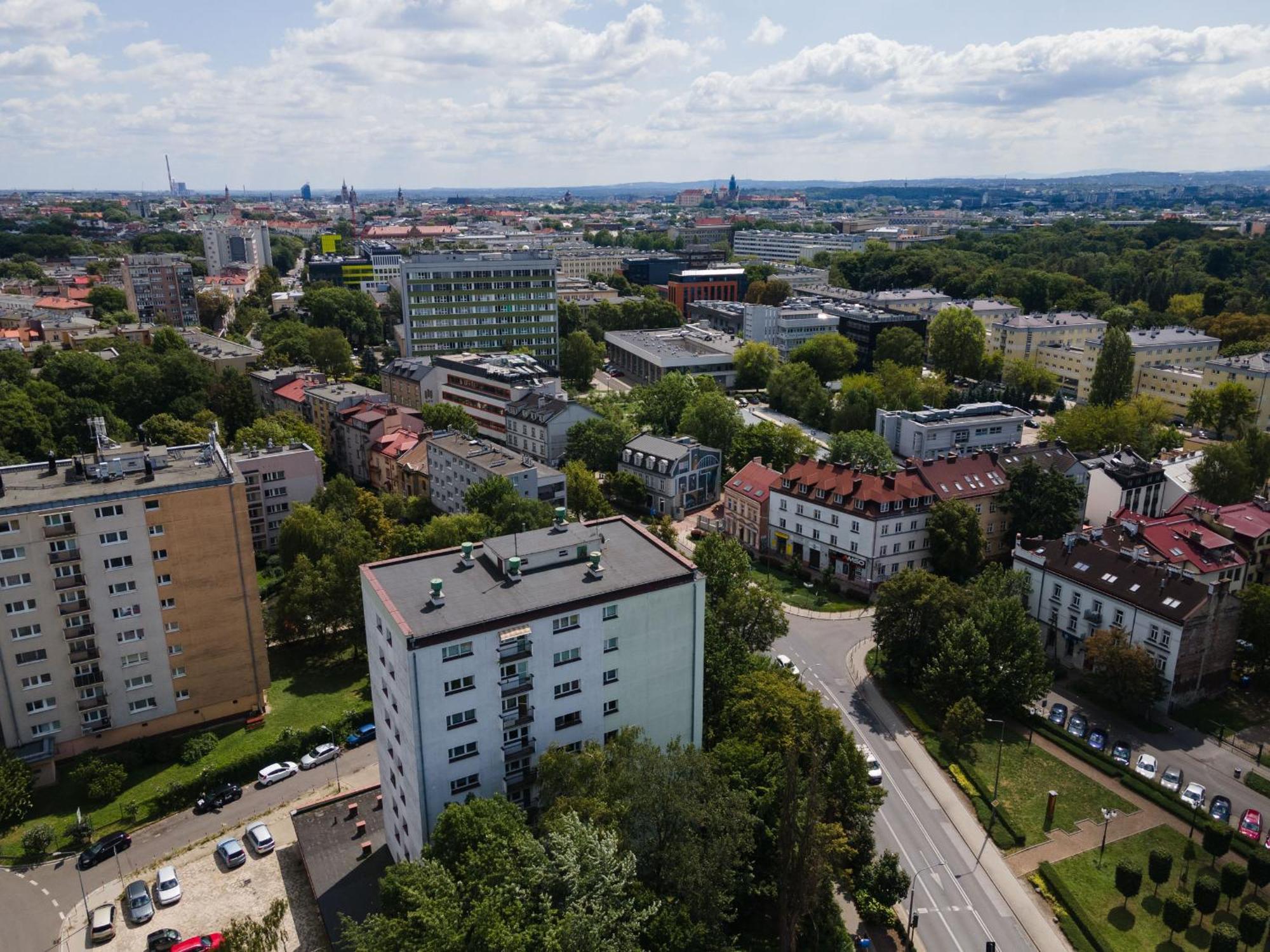 Czarnowiejska Mini Studio With Loggia Cracovia Exterior foto