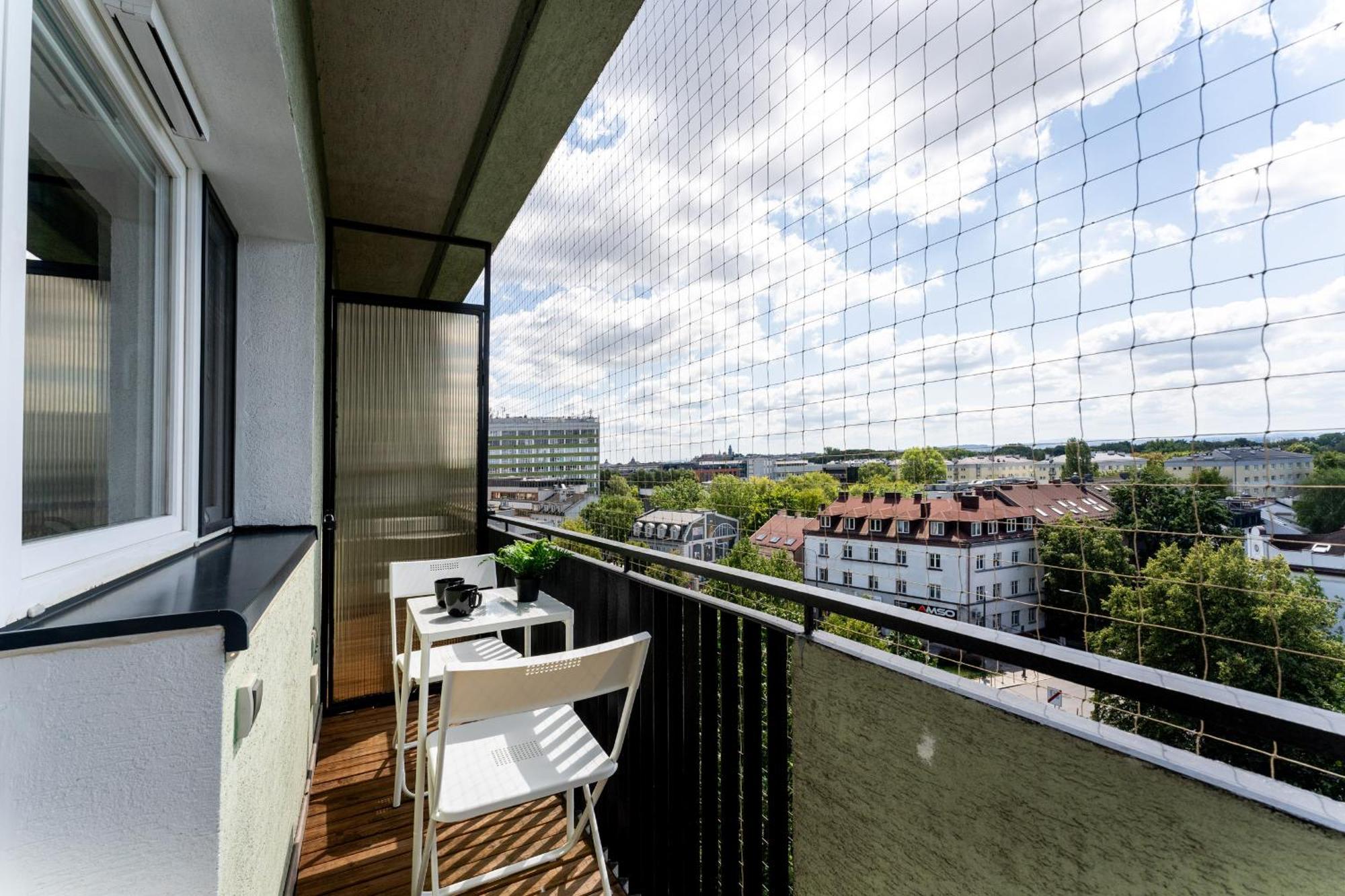 Czarnowiejska Mini Studio With Loggia Cracovia Exterior foto